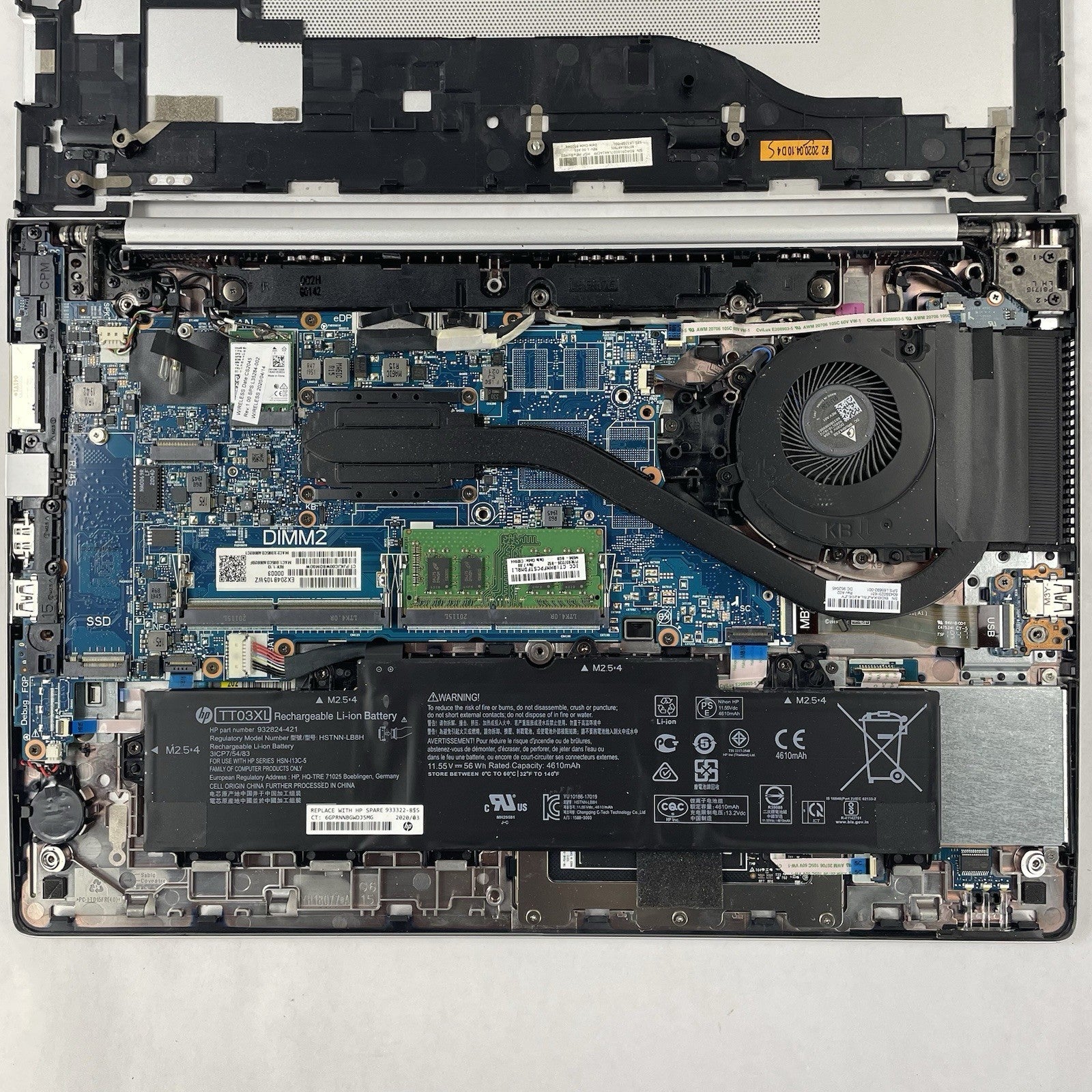 HP EliteBook 850 G6 15.6" i5-8365U 1.60 GHz 8 GB RAM No SSD/OS/AC - Bad M.2 Slot16