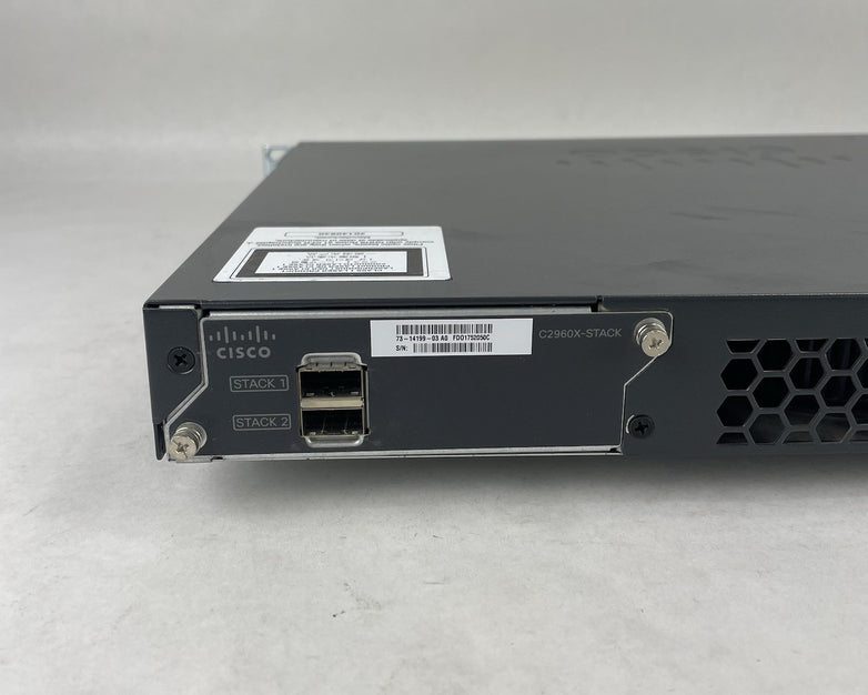 Cisco Catalyst WS-C2960X-48LPS-L V01 - Tested and Reset