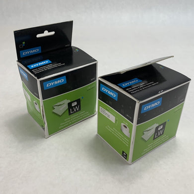 Dymo 30252 28mm x 89mm White Address Labels (Lot of 2)