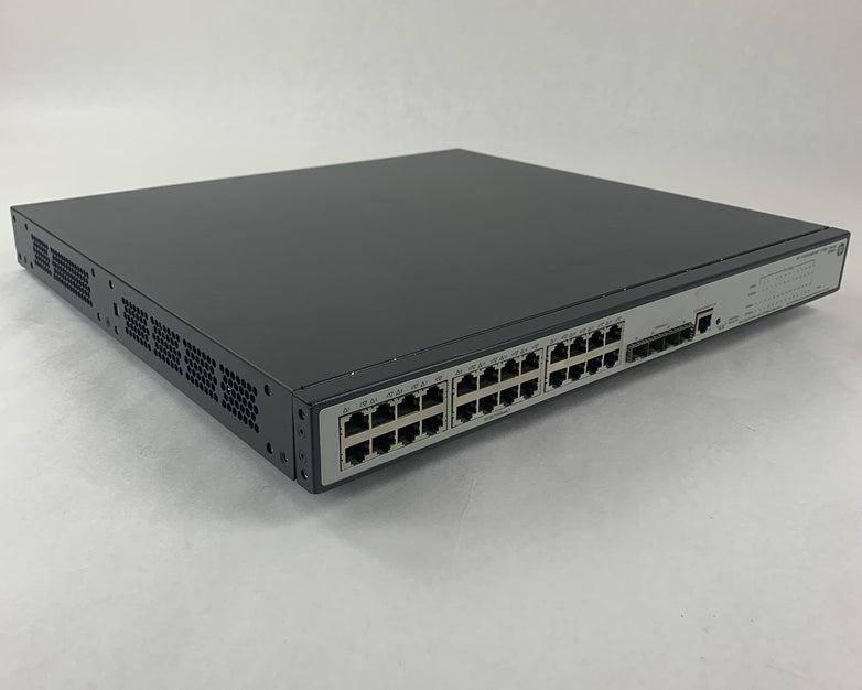 HP V1910-24G-PoE JE008A 24-Port Gigabit Network Switch Tested Reset
