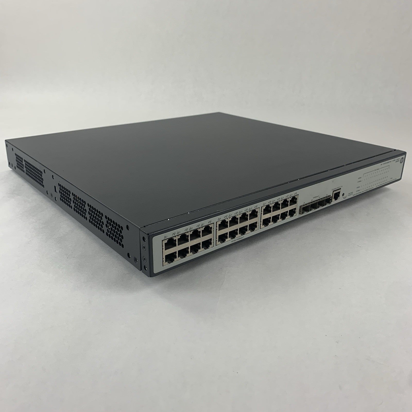 HP V1910-24G-PoE JE008A 24-Port Gigabit Network Switch Tested Reset0