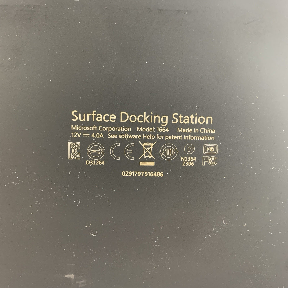 Microsoft 1664 Surface Docking Station - Power Supply Included - Tested8