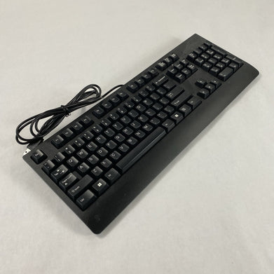 Lenovo SK-8827 KBBH21 KU-1619 USB Wired Black Keyboards Tested (Mixed Lot of 4)