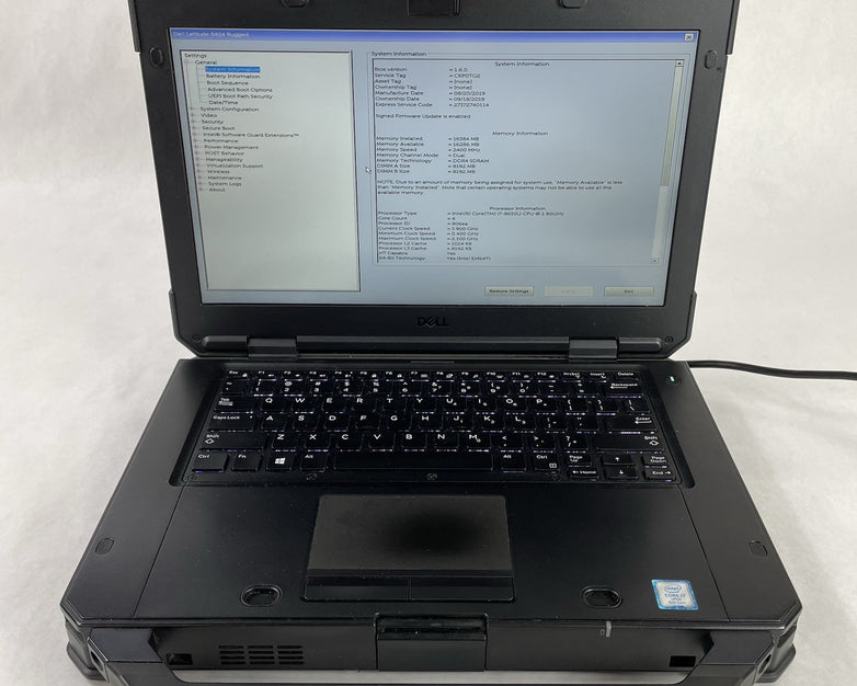 Dell Latitude 5424 14" i7-8650U 1.90 GHz 16 GB RAM No SSD No OS No Batt READ