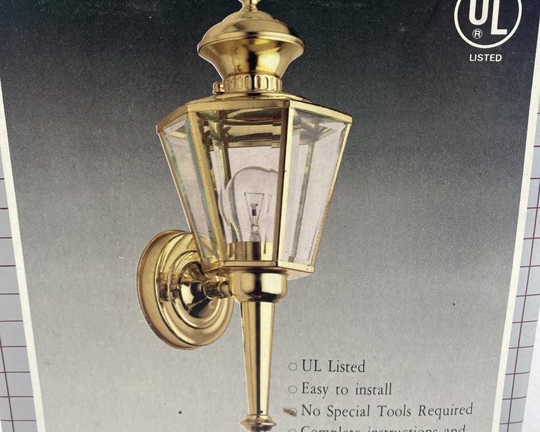 Catalina 414BOZI Lighting Lantern Bright Brass Color