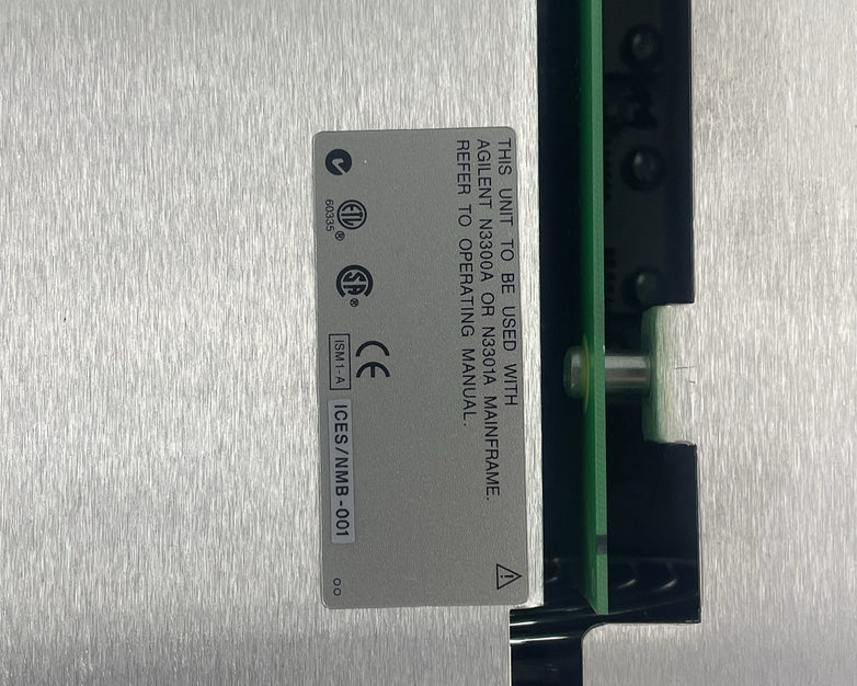 Agilent N3300A Electronic Load Mainframe 3x N3304A Module May Need Calibration