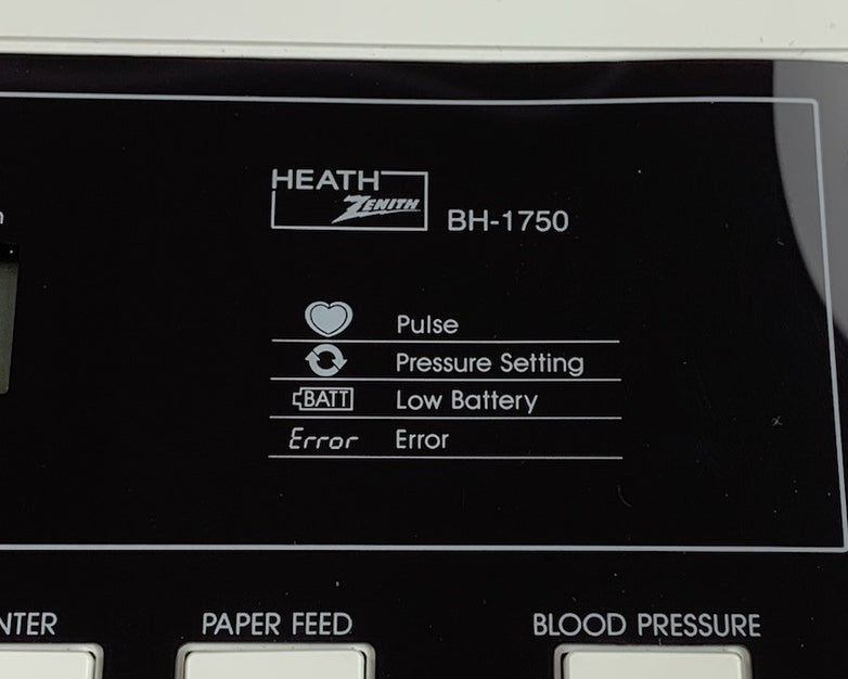 Heath Zenith BH-1750 Blood Pressure and Pulse Rate Unit Tested - Bad Arm Band