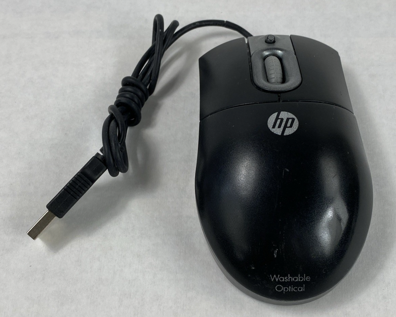 HP M12 USB PS2 Washable Mouse (Lot of 4)