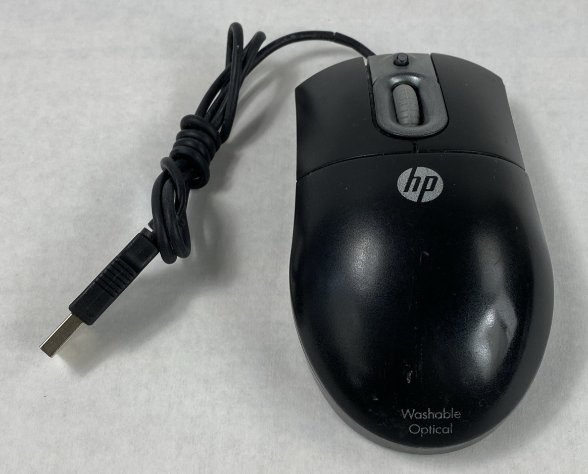 HP M12 USB PS2 Washable Mouse (Lot of 4)