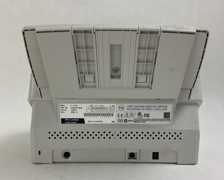 Fujitsu FI-6130 Sheetfed Scanner Bad Scanner For Parts and Repair No Power Cord
