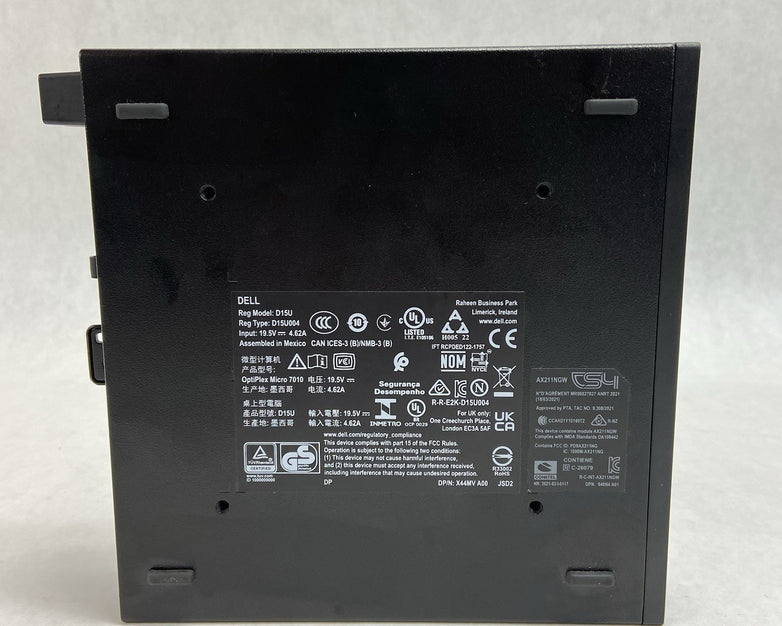 Dell Optiplex Micro 7010 Intel Core i5-13500T 4.6GHz 16GB RAM No AC/HDD/OS