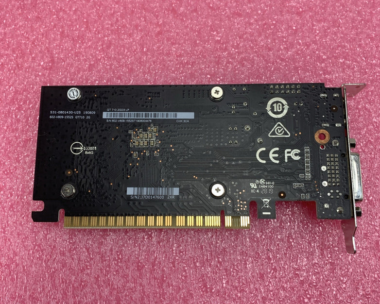 MSI NVIDIA GeForce GT 710 2GD3 LP Graphics Card 2GB DDR3 - Tested