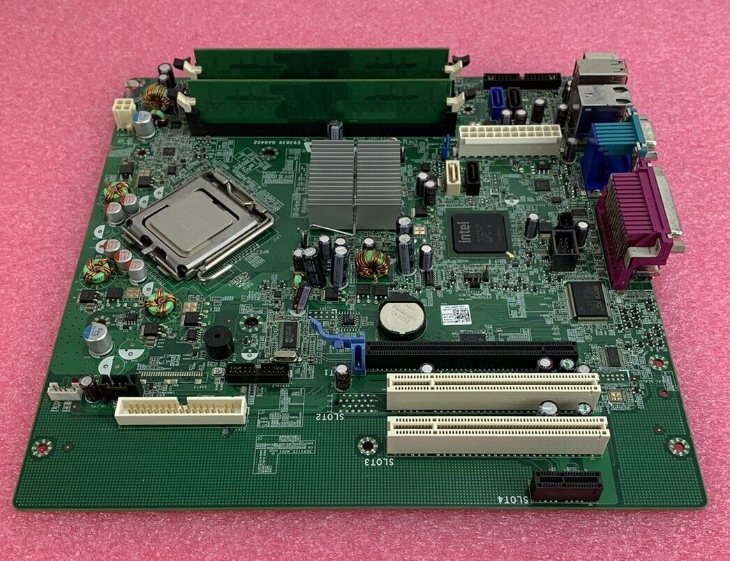 Dell OG214D Motherboard Intel Core 2 Duo E8400 3.00GHz 2GB RAM No Shield