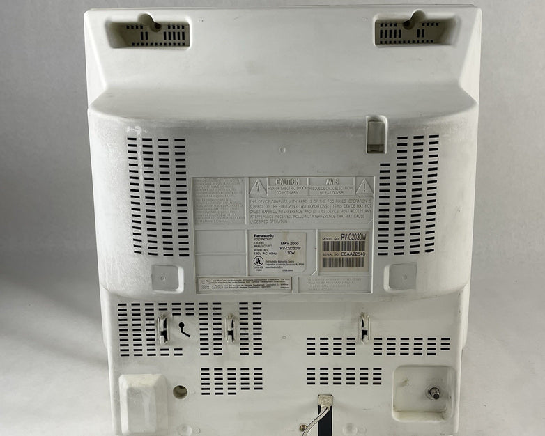 Panasonic PV-C2030W 20" CRT TV VCR & Radio Combo White