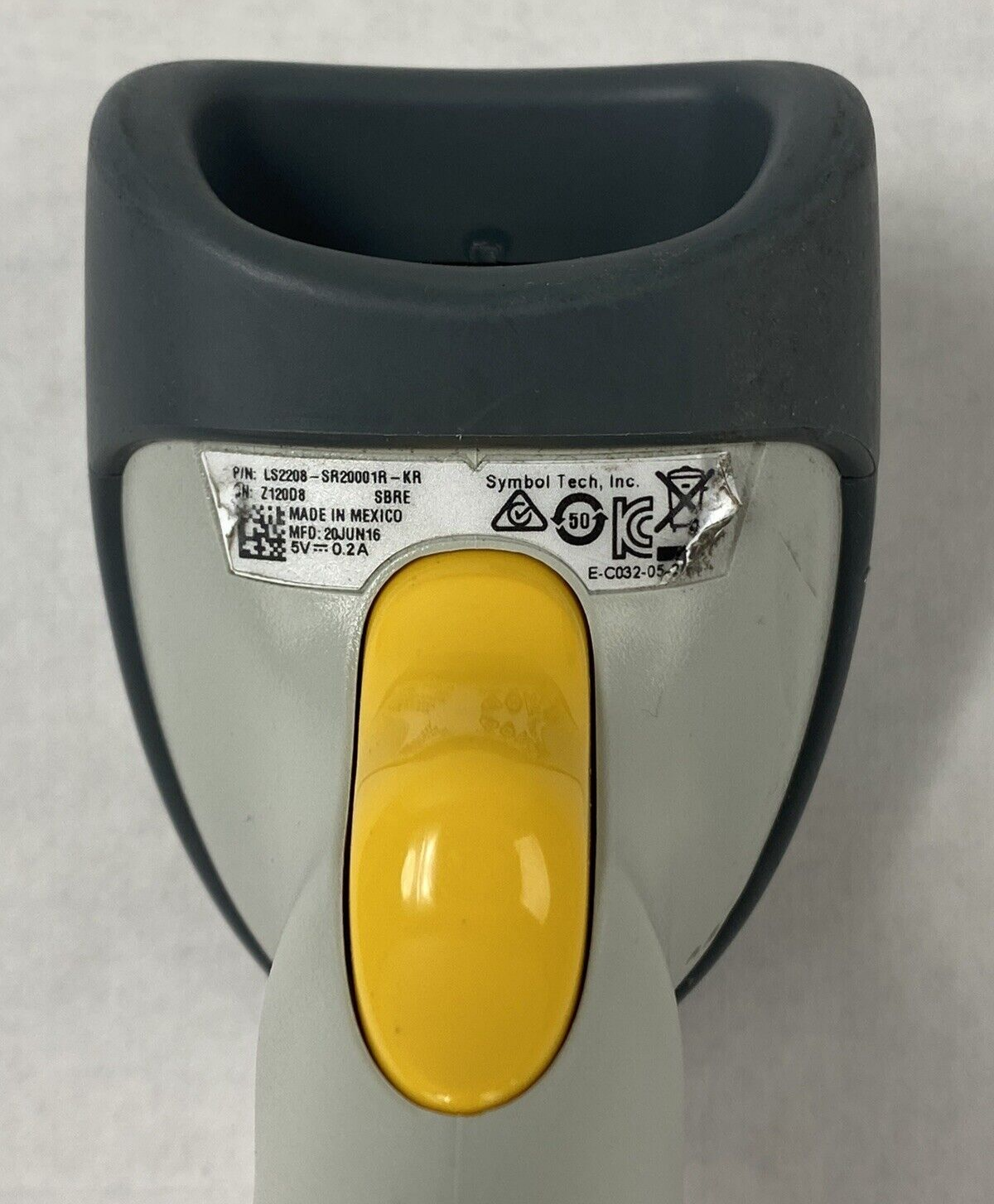 Symbol LS2208-SR20001R-KR USB Handheld Scanner Untested No USB Cable