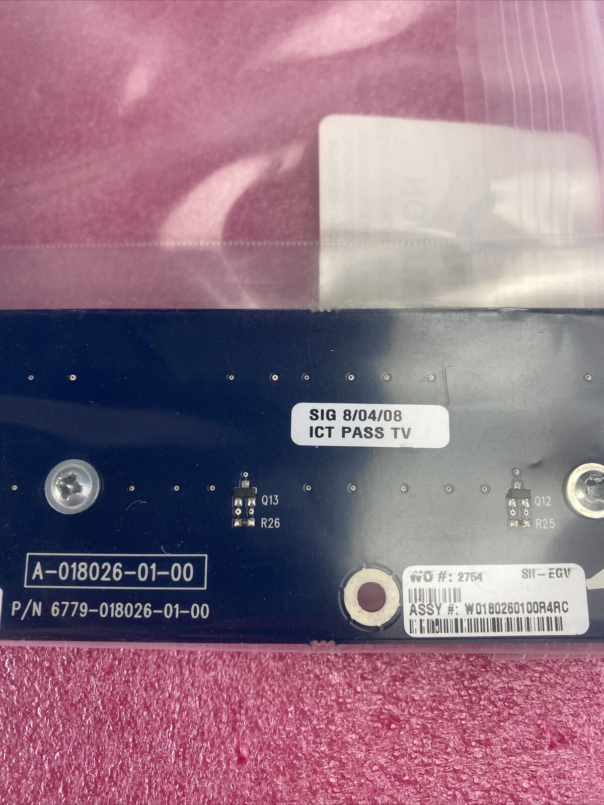 WMS 6779-018026-01-00 BB1 20 Line 5 Digit 7 sec Display Board R04SGMA
