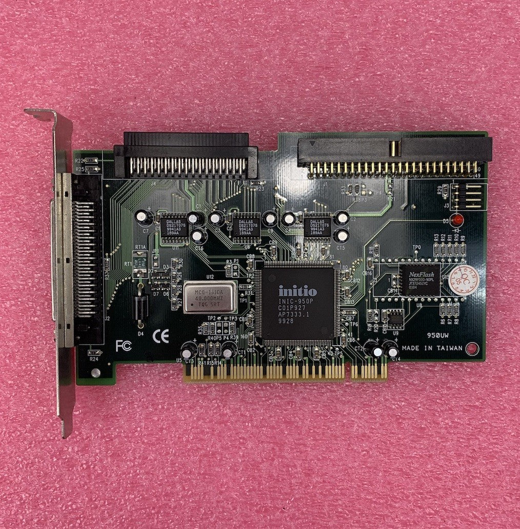 Initio INIC-950P PCI Ultra Wide SCSI Controller Card