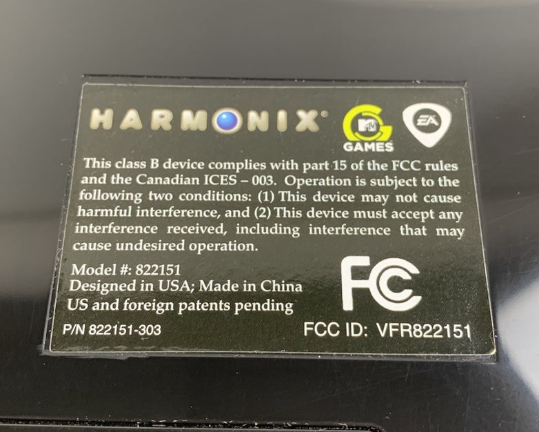 Harmonix 822151 Fender Stratocaster PS3 Rock Band Wireless Guitar w/ Strap