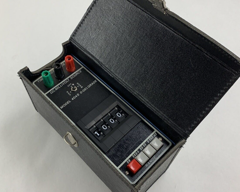 Time Electronics 404S DC Millivolt Multi Function Calibrator W/Case Untested