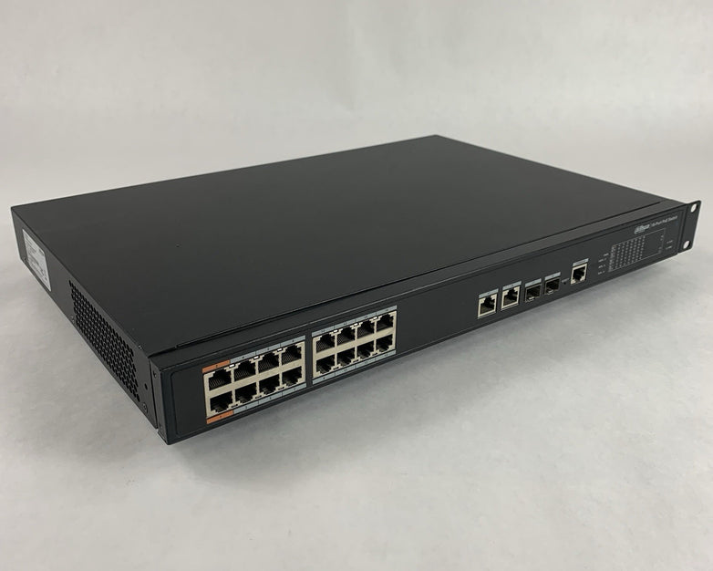 Dahua DH-PFS4218-16ET-240 16-Port PoE Ethernet Managed Switch Tested Reset