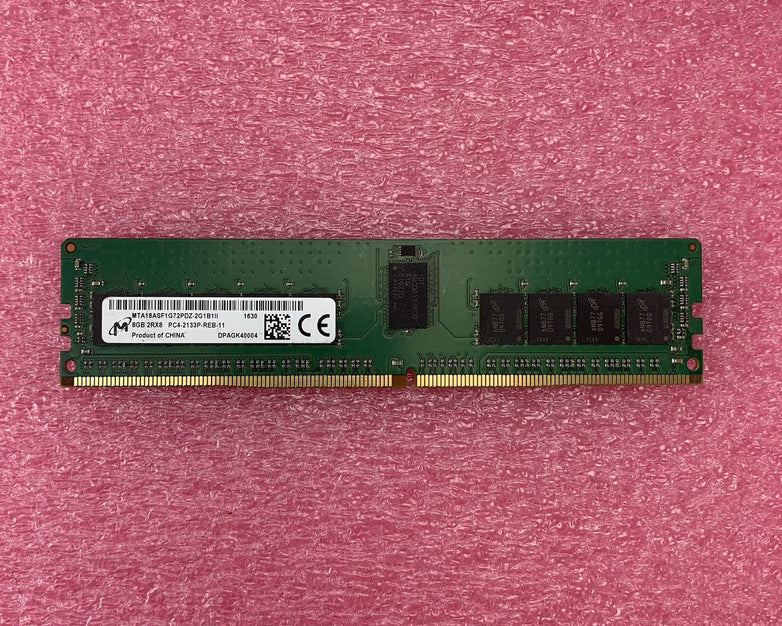 Micron MTA18ASF1G72PDZ-2G1B1II PC4-2133P-REB-11 8GB 1Rx8 Desktop Memory RAM