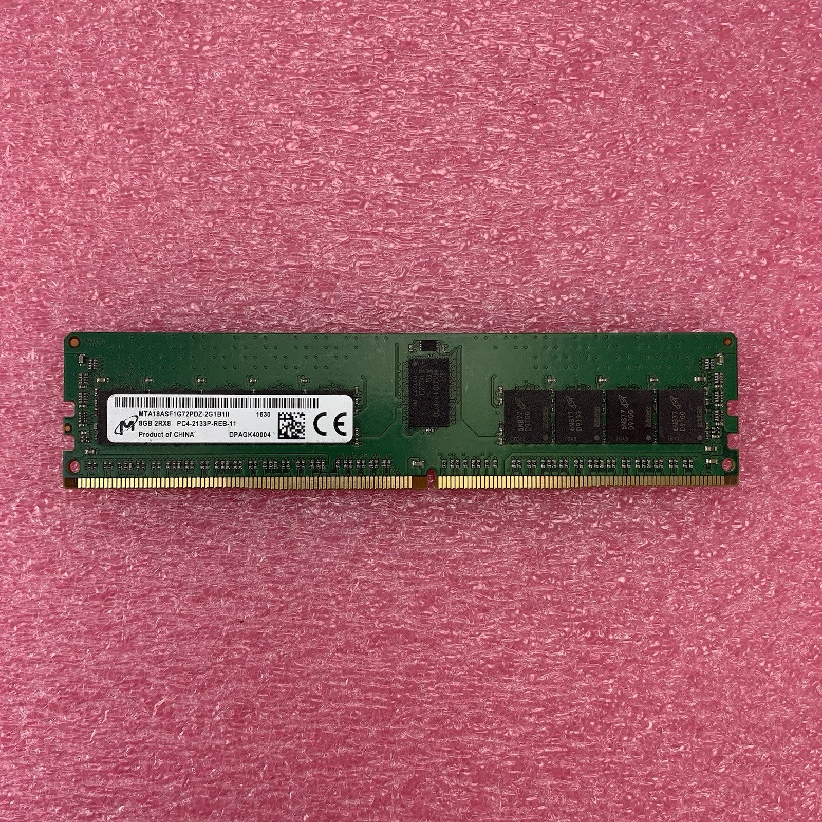 Micron MTA18ASF1G72PDZ-2G1B1II PC4-2133P-REB-11 8GB 1Rx8 Desktop Memory RAM5