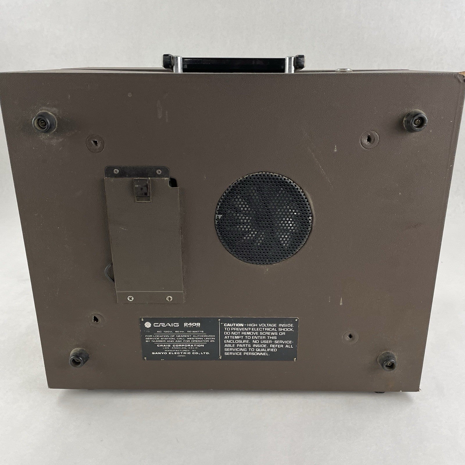 Craig Model 2408 Reel-to-Reel Tape Recorder
