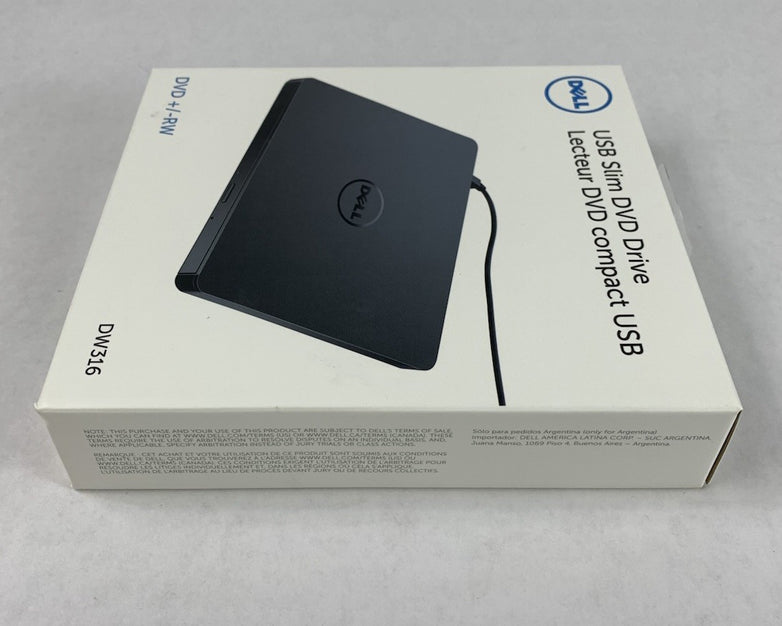 Dell DW316 USB Slim DVD Drive - Sealed