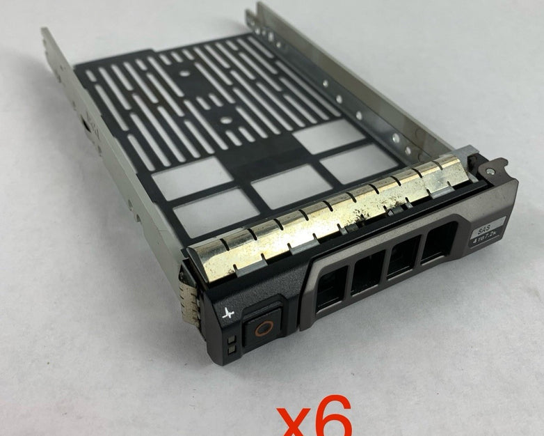 Dell 058CWC 3.5 SATA Hard Drive Caddy Plastic Tray (Lot of 6)