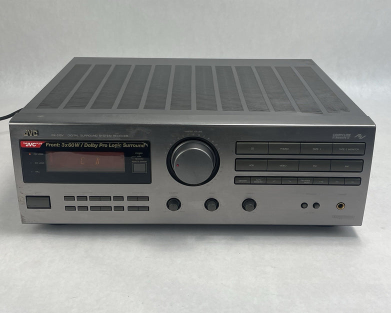 JVC RX-515VTN Dolby Pro Logic AV Receiver For Parts Or Repair