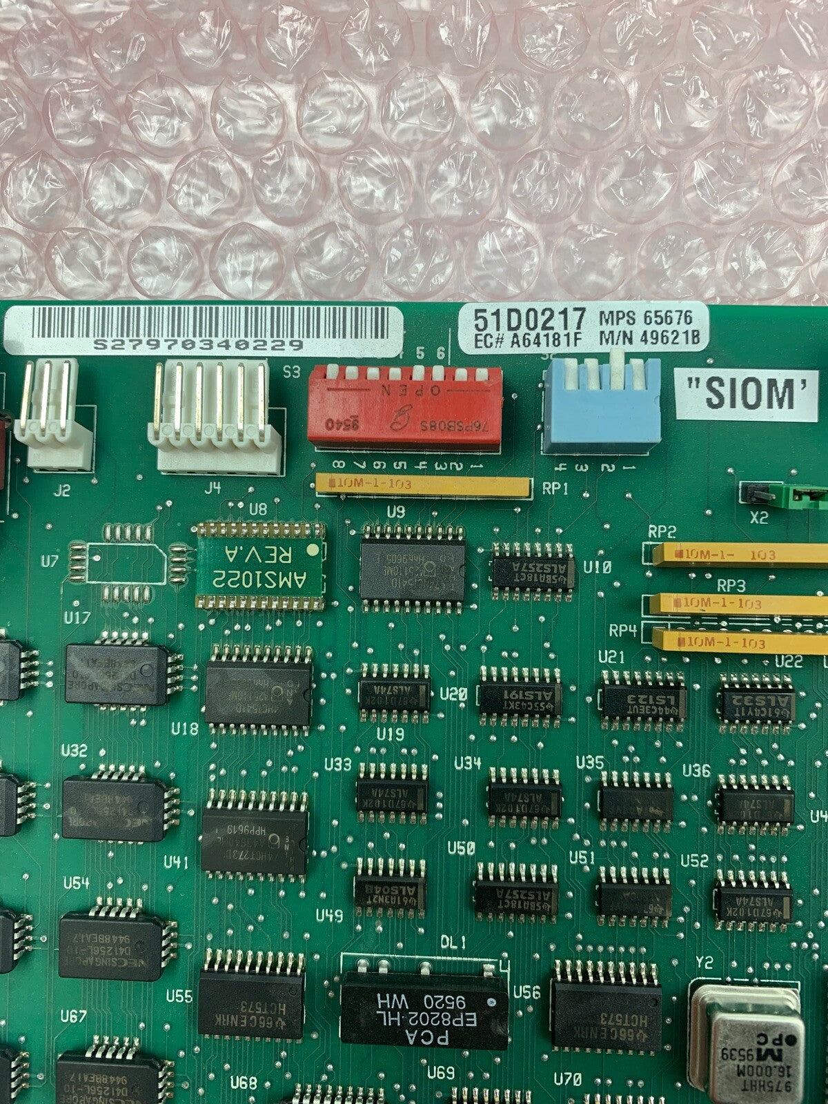 Rolm Phonemail  PHML 51D0217 Serial I/O Modem SIOM Circuit Card S27970340229