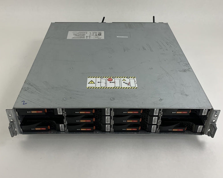 EMC EAE 100-542-104-01 12-Bay Storage Array Missing Two Caddies No Caddy Cover