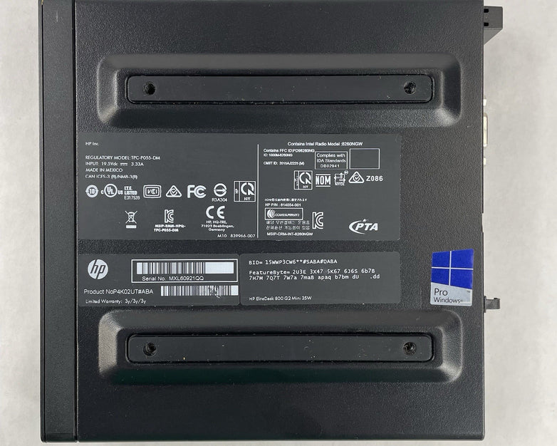 HP EliteDesk 800 G2 Micro i5-6500T 2.50 GHz 8 GB RAM No SSD/OS/AC