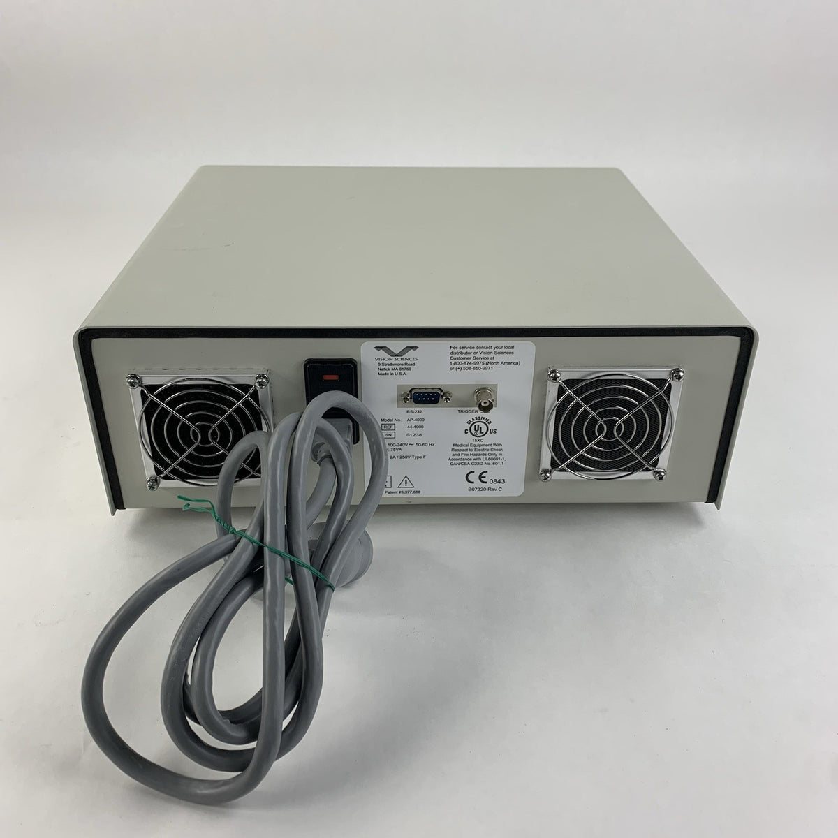 Vision Sciences AP-4000 Air Pulse Stimulator 44-4000 W/ Power Cord5
