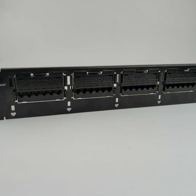 SYSTEMAX 19" Cabinet Rack Pass-Through 24 port RJ45 Patch Panel