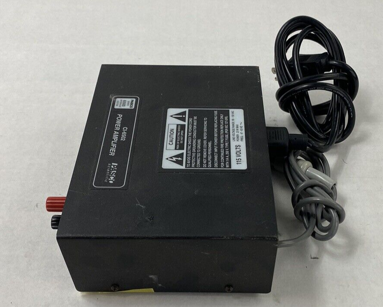 Pasco Scientific CI-6502 Power Amplifier with Power Cord Power Tested