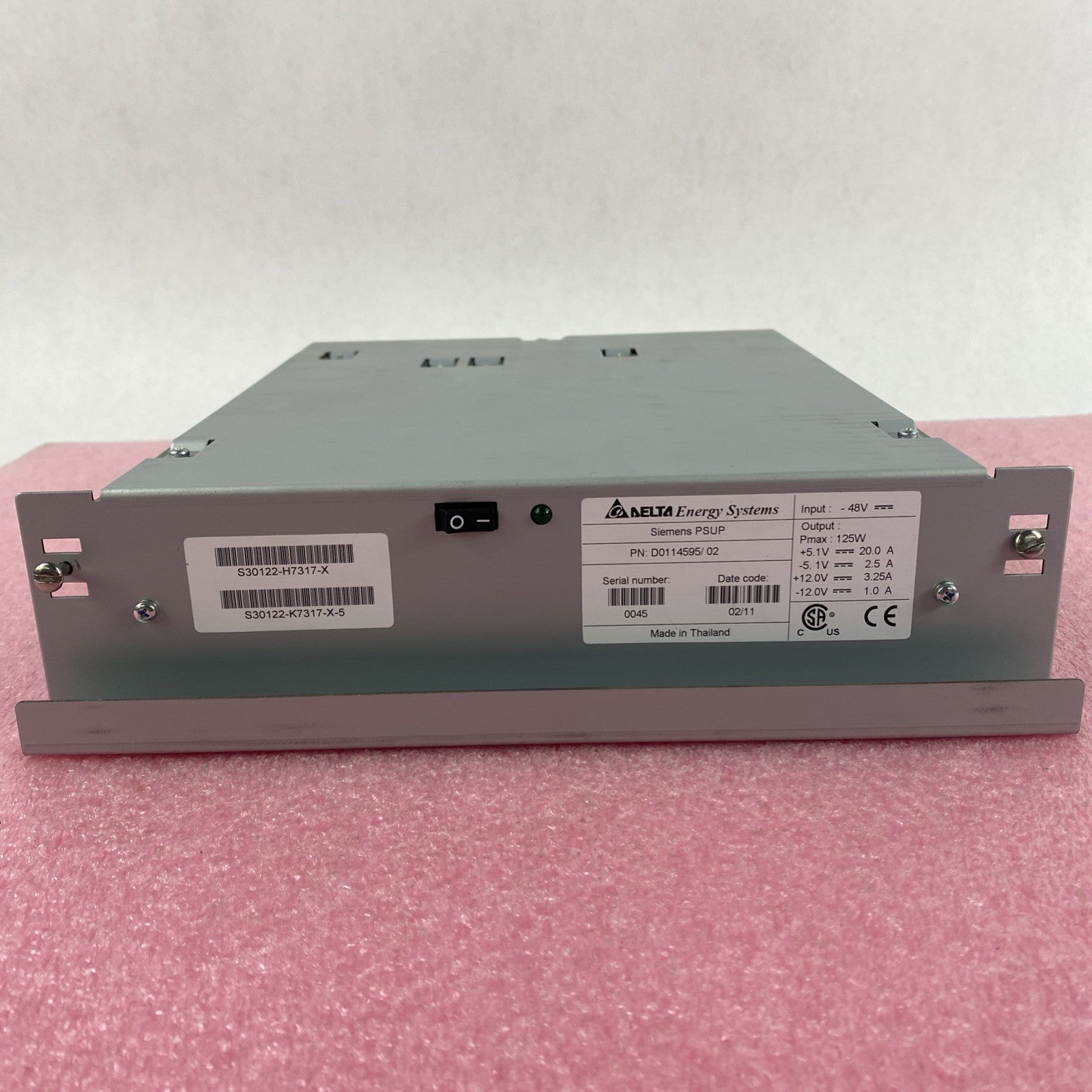 Delta Energy Systems Siemens PSUP D0114595/02 Power Supply Module1