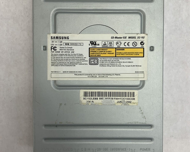 Samsung SC- 152 Disc Compact 25X Max CD-Master 52E