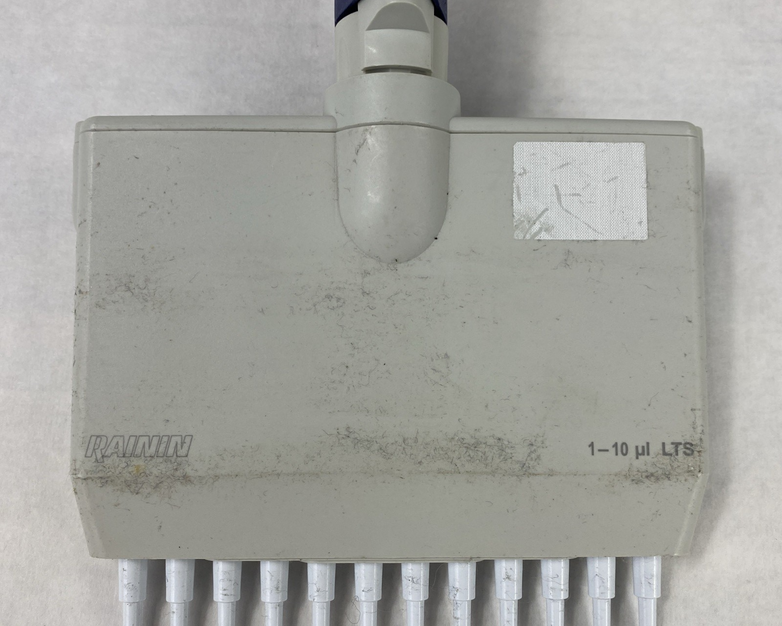 Rainin Pipet-Lite L10 1-10 uL LTS Multichannel 12 Channel Pipette