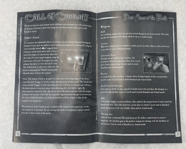Call of Cthulhu Dark Corners of the Earth Xbox Complete CIB
