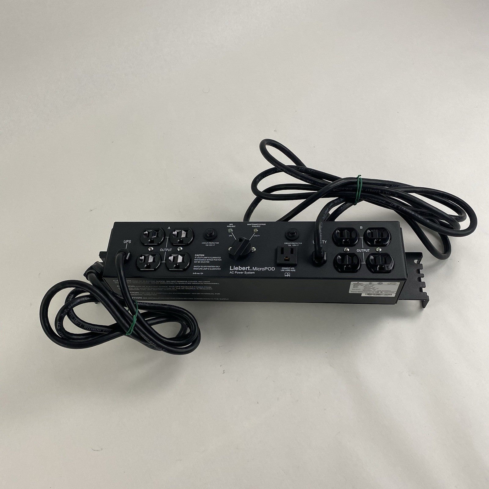 Emerson MP2-115A Liebert Micro POD AC Power System 120V 12A1
