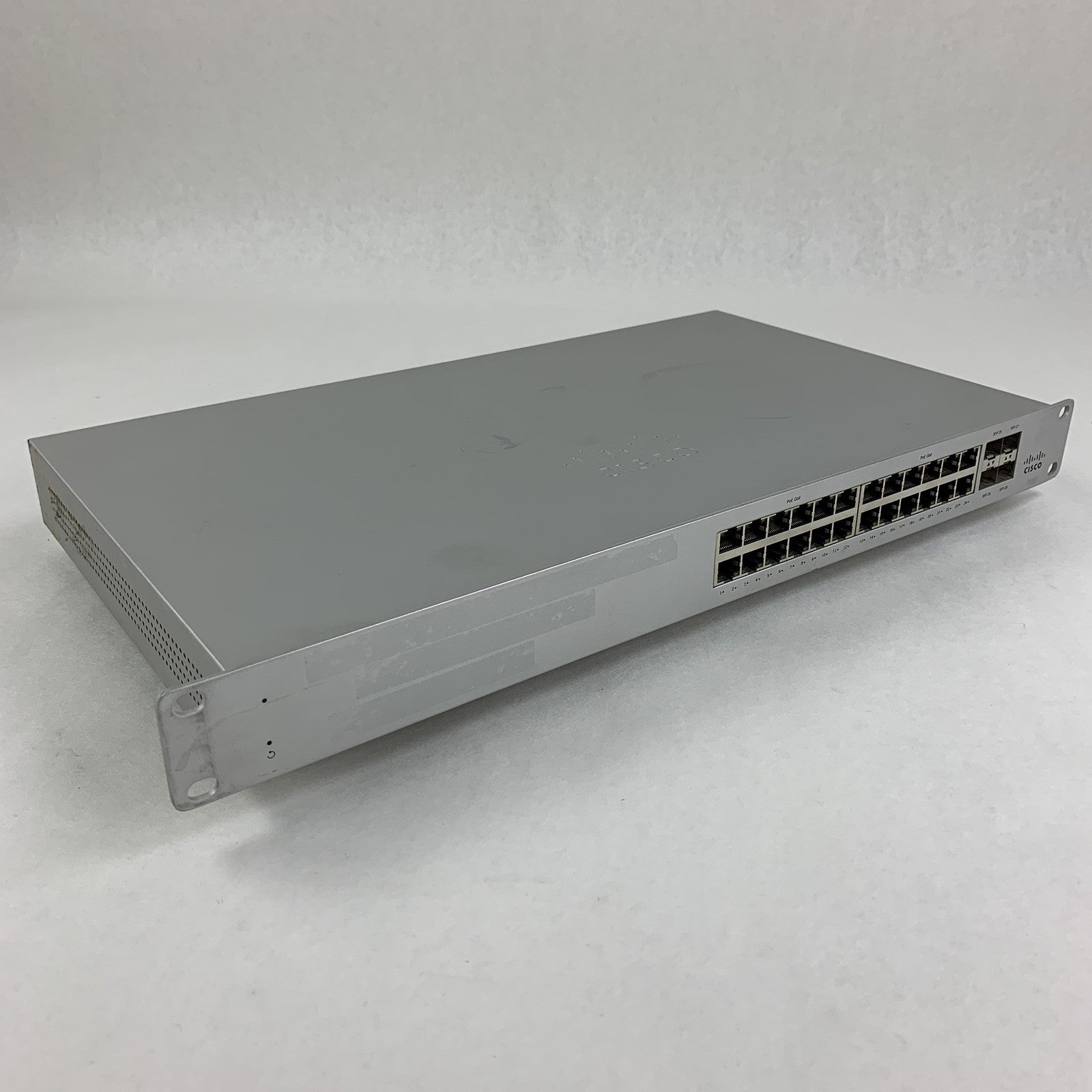 Cisco Meraki MS120-24P-HW 24-Port Gigabit Cloud Managed PoE Switch Tested