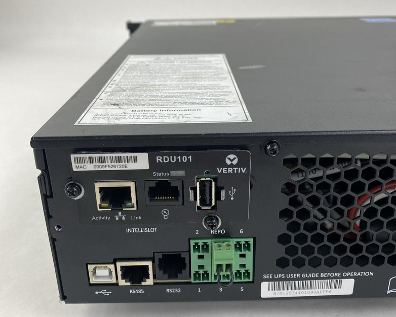 Vertiv Liebert GXT5-2000LVRT24XL 1800W Battery Backups UPS Tested - No Batteries