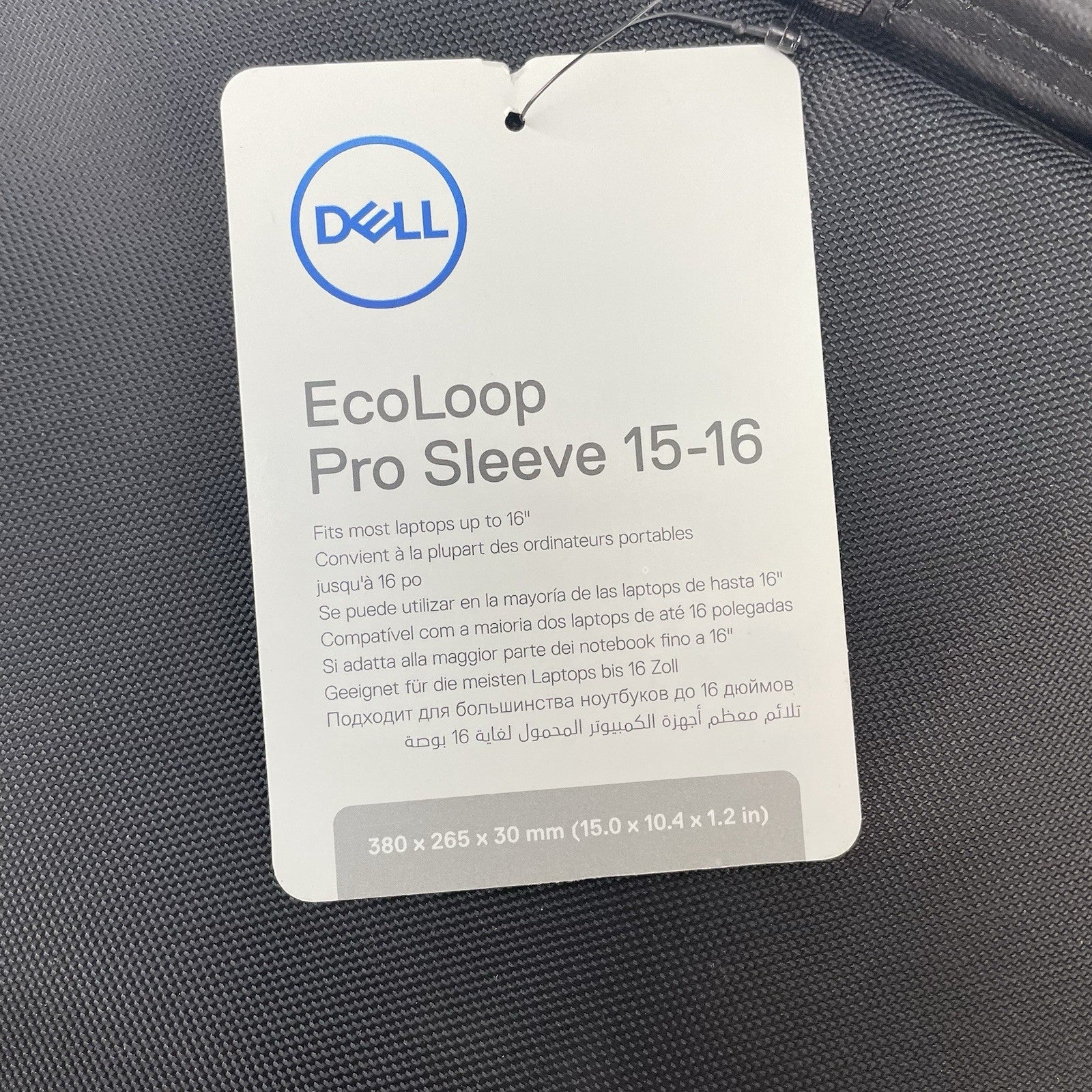 Dell Pro 15-16 Plus EcoLoop Laptop Sleeve CV5623 Black