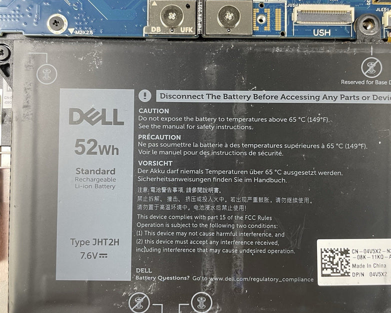 Dell Latitude 7410 14" i7-10610U 1.80GHz 16 GB RAM No SSD/OS/AC - Scratched Keys