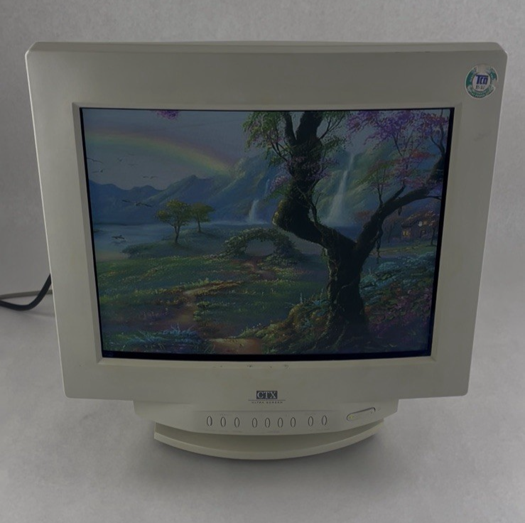 CTX Ultra Screen PR700 16" CRT Color VGA Tube Computer Monitor Retro Gaming