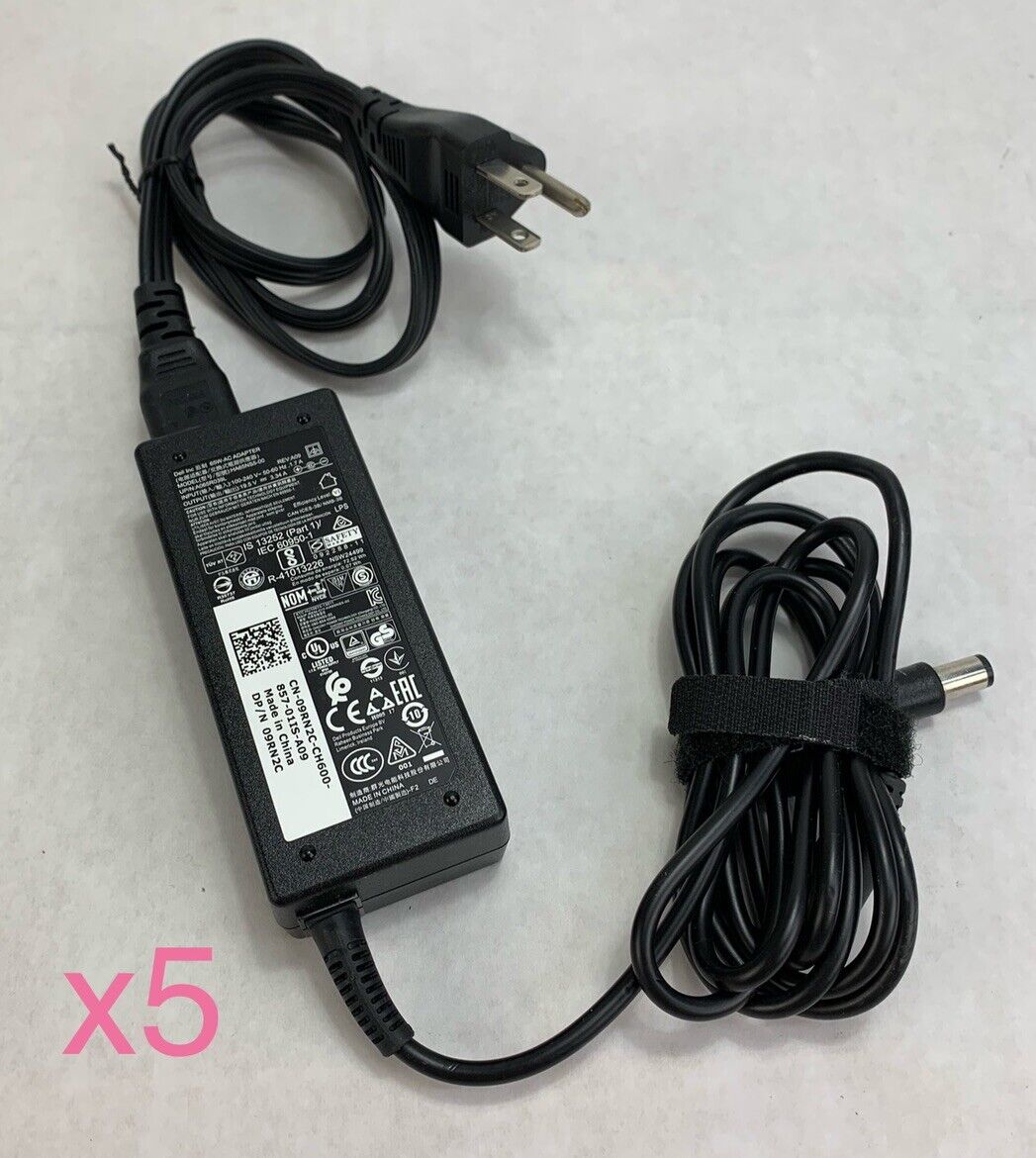 Dell HA65NS5-00 PA-12 65W AC Adapter (Lot of 5)