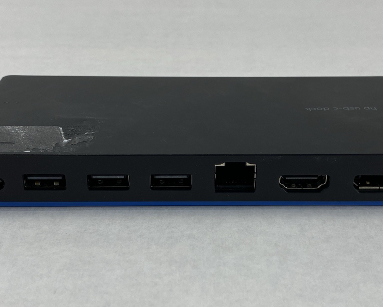 HP Elite USB-C TPA-B01 Docking Station Power Tested (Lot of 2)