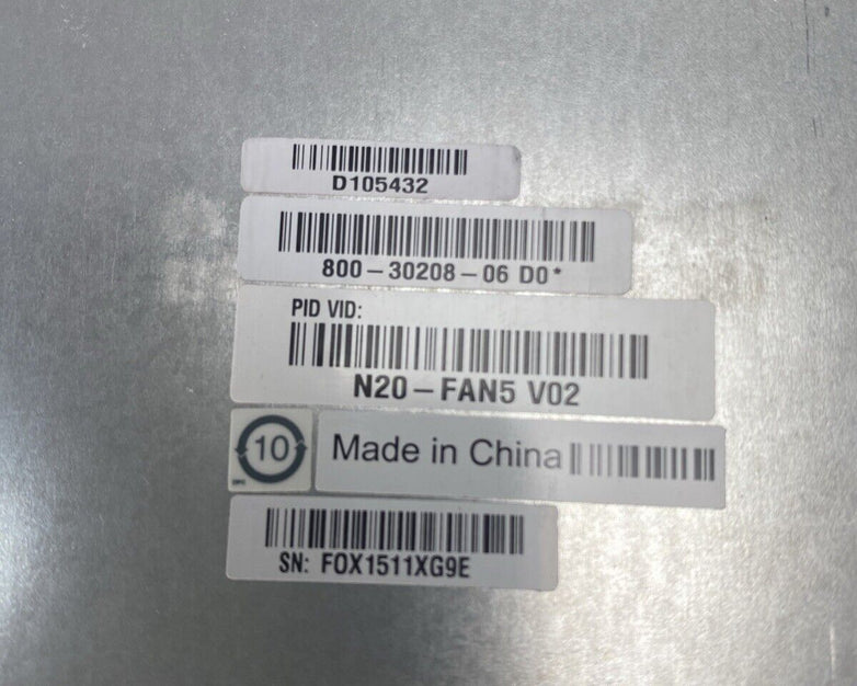 Lot( 2 ) Cisco N20-FAN5 V02 Blade Server Fan Module 800-30208-06 D0