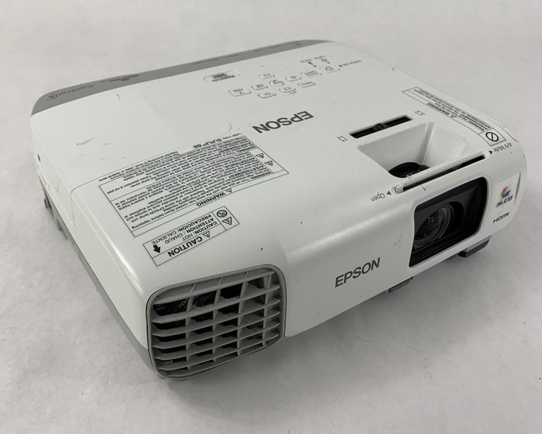 Epson PowerLite 98H H687A LCD Lamp Projector 1512 Lamp Hours - No Remote